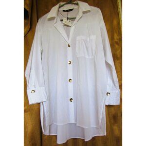 NWT Zara Women Blouse, White, sz. S